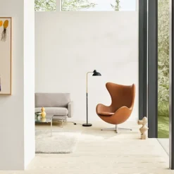 3316 Egg lenestol Brown Bronze
