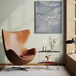 3316 Egg lenestol Brown Bronze