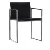 184 Eve Small Armchair Glossy Aluminium