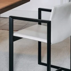 184 Eve Small Armchair Glossy Aluminium