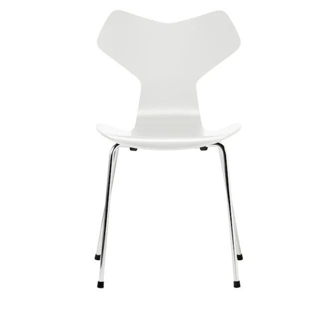 3130 Grand Prix stol Bøkfiner Chrome