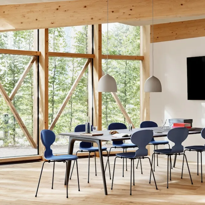 3101 Myran stol Coloured Ash Veneer Black