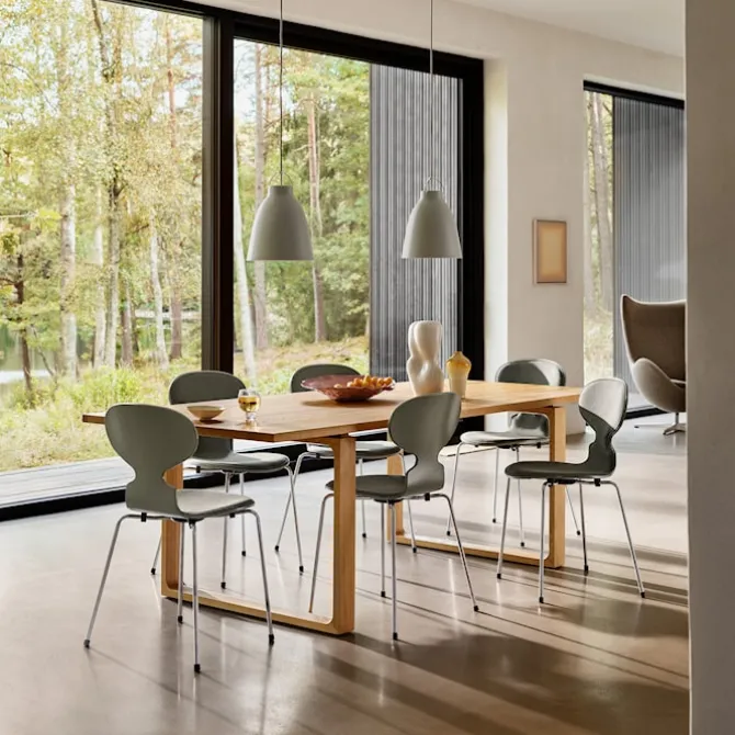 3101 Myran stol Coloured Ash Veneer Warm Graphite