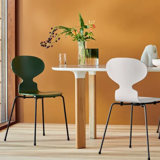 3100 Myran stol Coloured Ash Veneer Black
