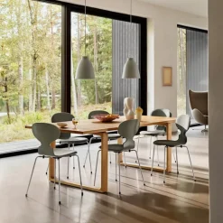 3101 Myran stol Lacquered Beech Veneer Brown Bronze