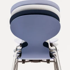 3101 Myran stol Lacquered Beech Veneer Chrome