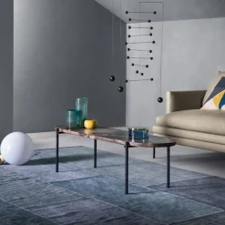671 Niobe Bord, Ramme: Hvit, Plate: Marquinia