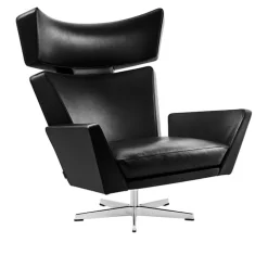 4201 Oksen lenestol Satin Polished