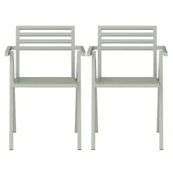 19 Outdoors Stacking Arm Chair Set of 2