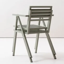 19 Outdoors Stacking Arm Chair Set of 2