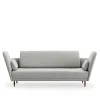 57 sofa Brownished Steel/Dark oiled oak