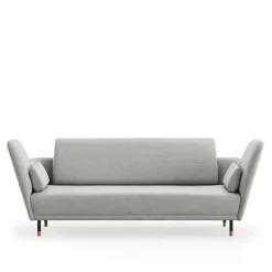57 sofa Brownished Steel/Dark oiled oak