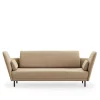 57 sofa Brownished Steel/Walnut