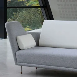 57 sofa Brownished Steel/Walnut