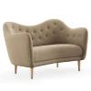 46 sofa Clear oiled oak