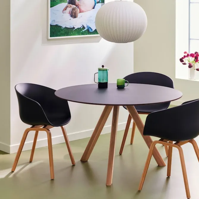 About A Chair AAC222 lenestol Walnut