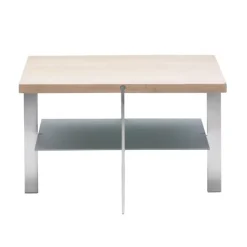 AK 922 Soffbord, Höjd 45 cm, Ben i rostfritt stål