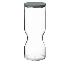 Alfredo beholder Large 1,5 L glass grønt rustfritt stållokk