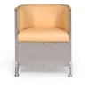 Aluminium lenestol Matt Brushed Aluminum