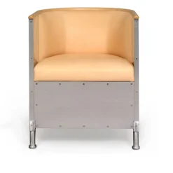 Aluminium lenestol Matt Brushed Aluminum