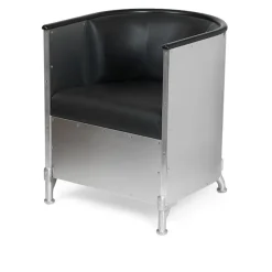 Aluminium lenestol Matt Brushed Aluminum