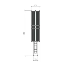 Arbor Wall, Brass/Black