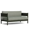 Arbour Club sofa Bottle Green Lacquer Beech
