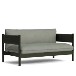 Arbour Club sofa Bottle Green Lacquer Beech
