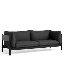 Arbour Eco 3-seters sofa Black Stained Beech