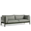 Arbour Eco 3-seters sofa Bottle Green Stained Beech