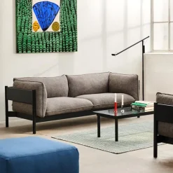 Arbour Eco 3-seters sofa Bottle Green Stained Beech