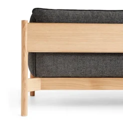 Arbour Eco 3-seters sofa Wine Red Stained Beech
