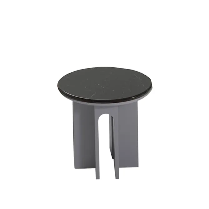 Arcolor Small Table Ø 50 cm - Marquinia Marble