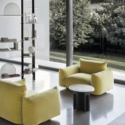 Arcolor Small Table Ø 50 cm - Marquinia Marble
