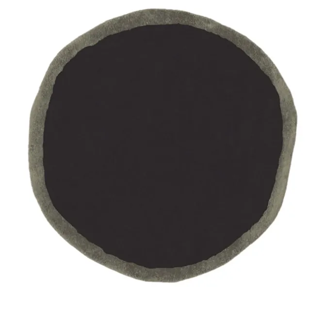 Aros Round Rug Green