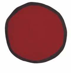 Aros Round Rug Red