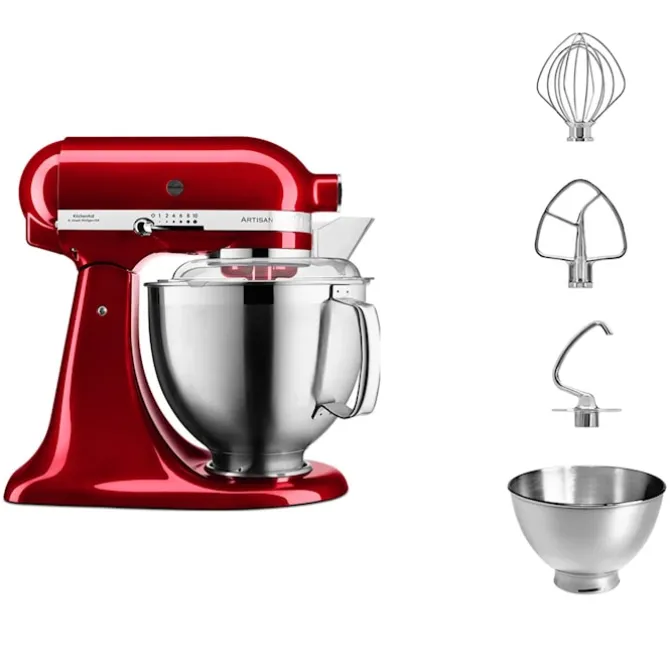 Artisan premium köksmaskin 4,8 L candy apple 5KSM185PSECA