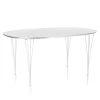 B613 Superellipse spisebord 120 x 180 cm White