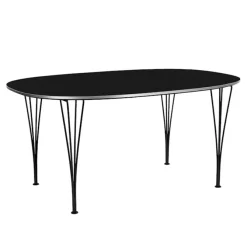B612 Superellipse spisebord 100 x 150 cm Black