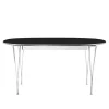 B620 Superellipse uttrekkbart spisebord 170–270 x 100 cm Chrome