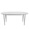 B619 Superellipse uttrekkbart spisebord 180–300 x 120 cm Grey