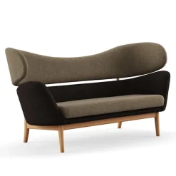 Baker sofa Dark oiled oak