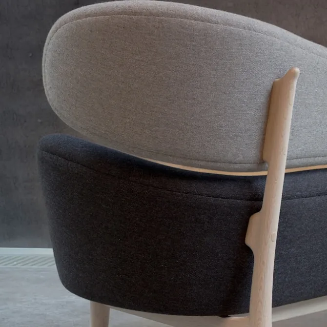 Baker sofa Dark oiled oak