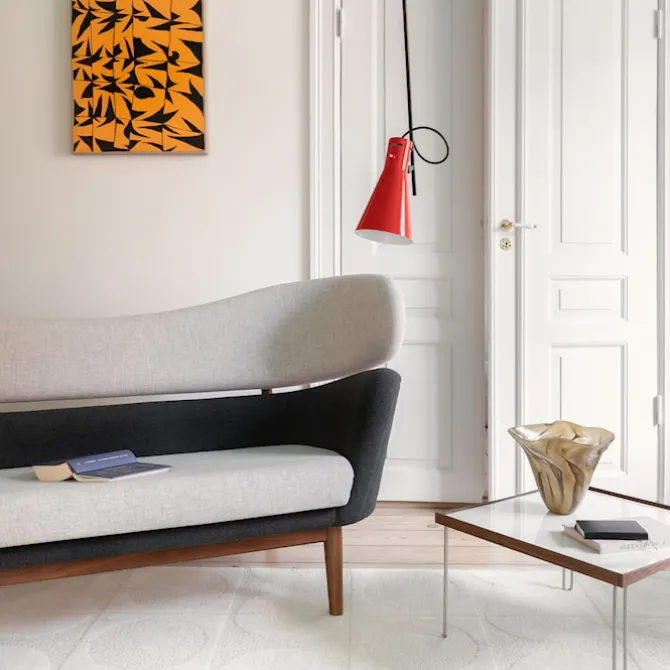 Baker sofa Dark oiled oak