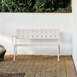 Balcony hagebenk med armlener