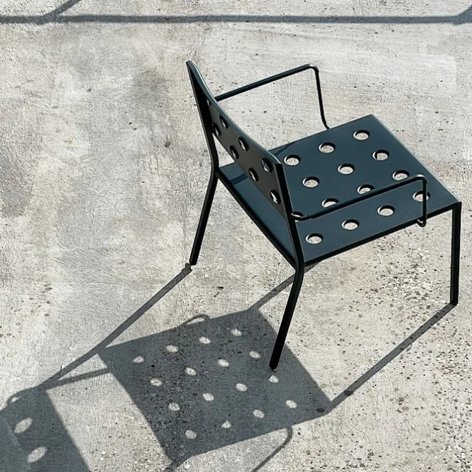 Balcony lenestol med armlener