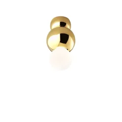 Ball Light Ceiling Polished Brass