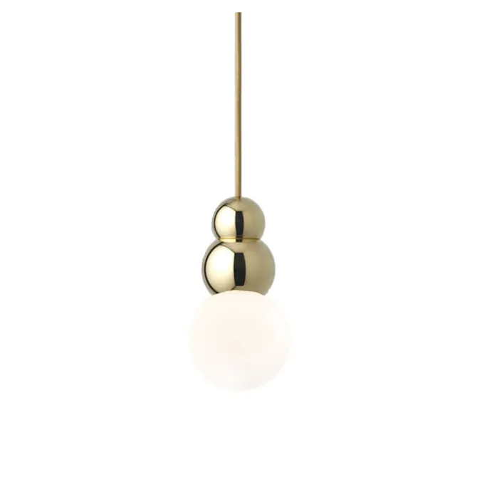 Ball Light Large Pendant Flex Polished Brass