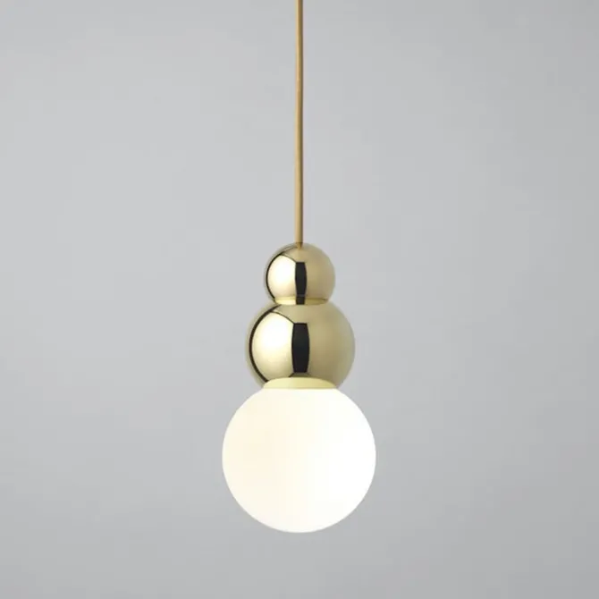 Ball Light Large Pendant Flex Polished Brass