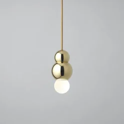 Ball Light Small Pendant Flex Polished Brass